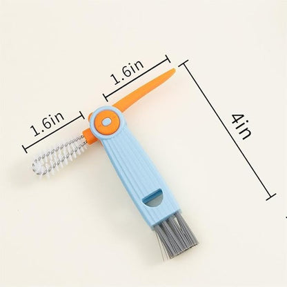 3 in 1 Cup Lid Gap Cleaning Brush Set, Multifunctional Water Baby Bottle Cleaning Tools, Home Kitchen Crevice Cleaning Tools, 3Pcs