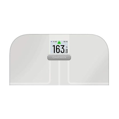 Garmin Index S2, Smart Scale with Wireless Connectivity, Measure Body Fat, Muscle, Bone Mass, Body Water% and More, White (010-02294-03)