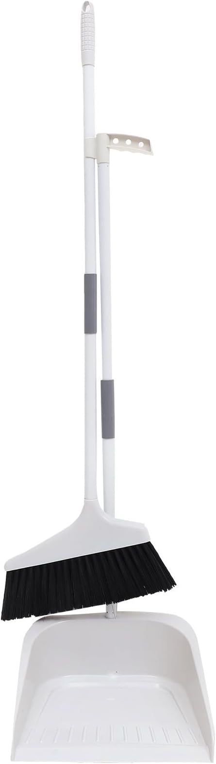 Broom and Dustpan Set Cleaning Broom Set Stable Dustpan and Long Handle for Lobby and Kitchen