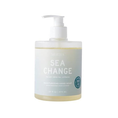 MERSEA Moisturizing Liquid Hand Soap in Large Pump Bottle, Sea Change (16 fl oz)