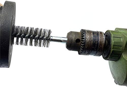 6pcs Pipe Cleaning Brush Set Stainless Steel Bristles, Stainless Steel Pipe Brush for Auto Parts,Bottles, Tubes, Etc.(4/5" 20mm)