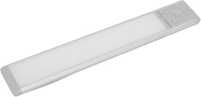 GOWENIC 9.4in Under Cabinet Lighting, Rechargeable Motion Sensor Light Indoor, Stick On Battery Operated Magnetic Closet Lights, Wireless Under Counter for Kitchen, Pantry, Stairs
