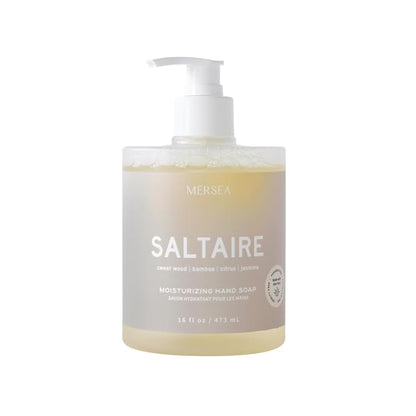 MERSEA Moisturizing Liquid Hand Soap in Large Pump Bottle, Saltaire (16 fl oz)
