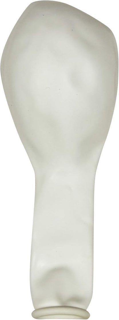 White Balloons 50 Pack, 12 Inch White Latex Balloons For Birthdays, Weddings, Baby Showers, Holidays