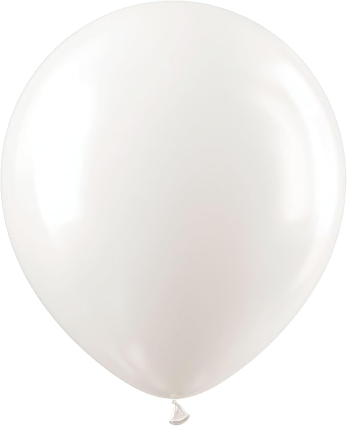 White Balloons 50 Pack, 12 Inch White Latex Balloons For Birthdays, Weddings, Baby Showers, Holidays