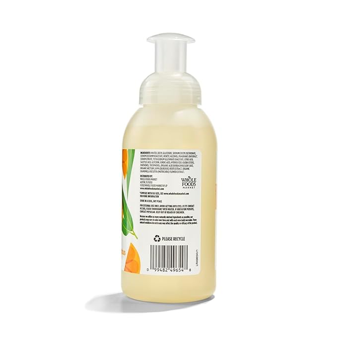 365 by Whole Foods Market, Foaming Hand Soap, Satsuma & Eucalyptus, 12 Fl Oz