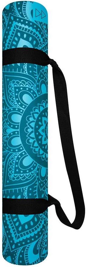 YOGA DESIGN LAB | The Infinity Mat | Luxurious Non-Slip Design Provides Unparalleled Grip to Support and Align You Beautifully | Eco-Friendly | w/Carrying Strap!