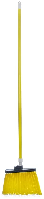SPARTA Spectrum Duo-Sweep Unflagged Bristle Angle Broom with Handle 56" - Yellow