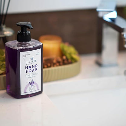 Antibacterial Hand Soap with Pump, Lavender Scent, Liquid Hand Soap 17 Fl Oz (Pack of 1)