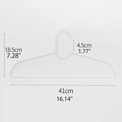Clothes Hangers 30 Pack, 16" Heavy Duty Coat Hanger, Clear Acrylic Hangar, Non-slip Short Neck Hanger for Closet, Space Saving Slim Thin Perchas for Adult Suit, T-shirt, Jacket, Dress, Blouse Clothing