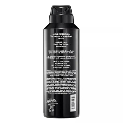 Finery Not Another Blue MEN'S DEODORANT SPRAY | Fine Fragrance - Deodorant Body Spray | 24 HOURS ODOR PROTECTION | 4oz