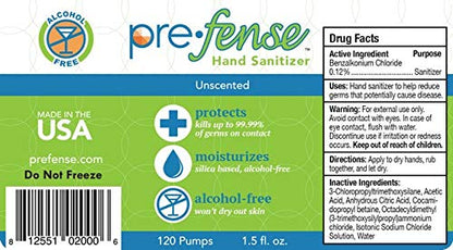 Foam Hand Sanitizer – Unscented - (6 x 1.5 oz travel size)