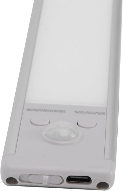 Sorandy Motion Sensor Under Cabinet Light, Battery Powered LED Closet Light with 3 Color Temperature Settings, 120 Wide Angle Motion Detection for Closets Garages Kitchen