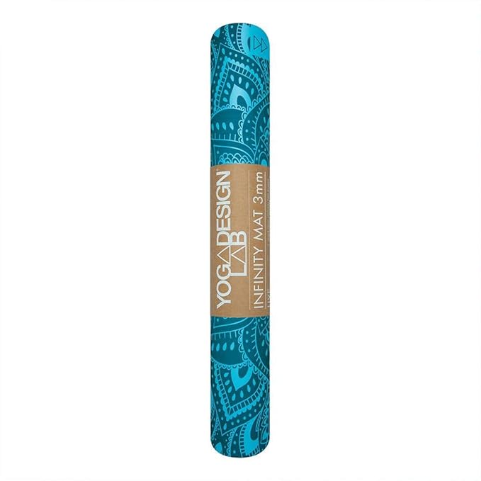 YOGA DESIGN LAB | The Infinity Mat | Luxurious Non-Slip Design Provides Unparalleled Grip to Support and Align You Beautifully | Eco-Friendly | w/Carrying Strap!