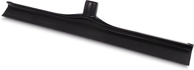 SPARTA 3656703 Plastic Floor Squeegee, Shower Squeegee, Heavy Duty Squeegee With Rubber Blade For Windows, Glass, Shower Doors, Floors, Windshields, 20 Inches, Black, (Pack of 6)