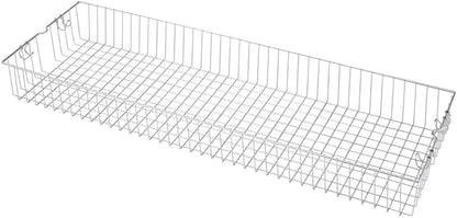Garment Rack with Basket & Wheels, Rolling Clothes Rack for Hanging, Organizing, and Transporting Clothes at Home or Laundry Room