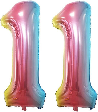 GOER Gold Foil Balloons Number 1,Huge Number Balloons for 1st Birthday Party Supplies Anniversary Decorations (3 pcs,42 inch,32 inch,16inch)