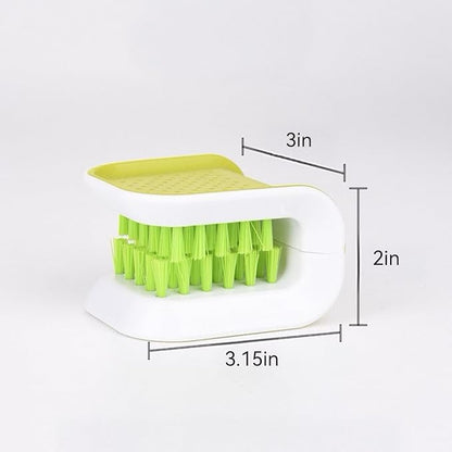 U-Shaped Double-Sided Brush, a Special Cleaning Brush for Household Kitchen Utensils Such as Spoons, Chopsticks, Knives, and Forks. Gentle on Hands.