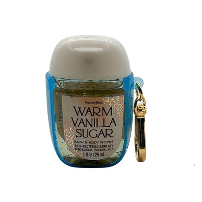 Bath & Body Works Hanukkah Blingy Menorah Themed Pocketbac Holder with Warm Vanilla Sugar Hand Gel 2-piece bundle
