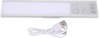 ciciglow Under Cabinet Lighting, Rechargeable Motion Sensor Light, Indoor Lighting, 3 Color Temperature Dimmable, Wireless Closet Lamp for Kitchen, Stair, Pantry