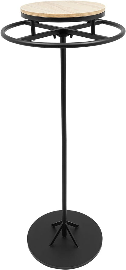 TFCFL Round Garment Rack,Floor Standing Rotatable Clothing Rack,Clothes Retail Display Stand for Bedroom Boutique Commercial Shop Laundry Room