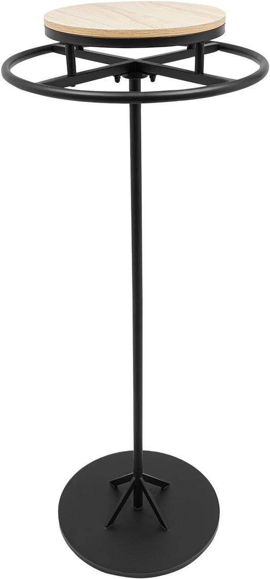 TFCFL Round Garment Rack,Floor Standing Rotatable Clothing Rack,Clothes Retail Display Stand for Bedroom Boutique Commercial Shop Laundry Room
