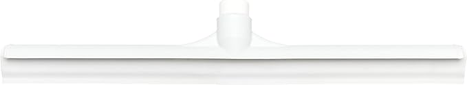 SPARTA 3656702 Plastic Floor Squeegee, Shower Squeegee, Heavy Duty Squeegee With Rubber Blade For Windows, Glass, Shower Doors, Floors, Windshields, 20 Inches, White, (Pack of 6)