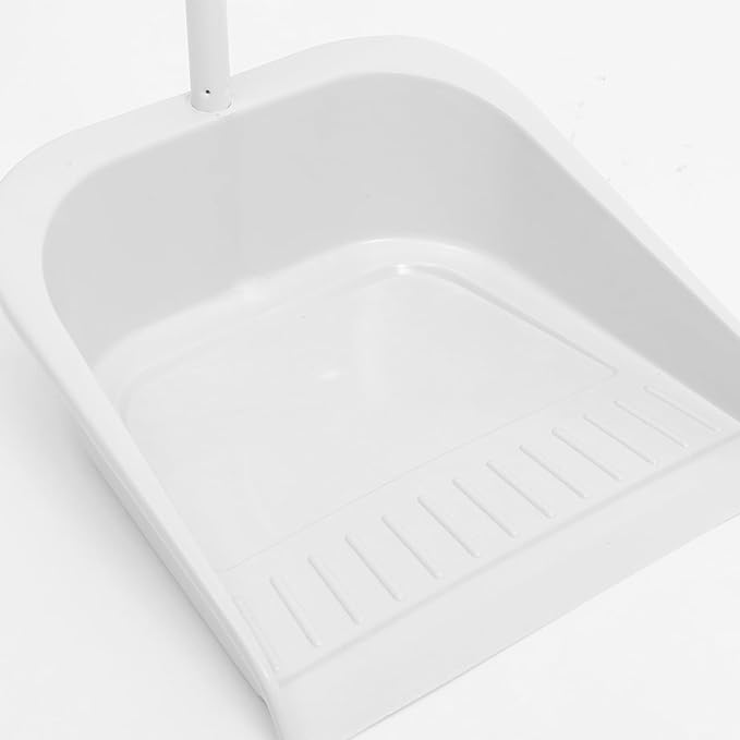 Broom and Dustpan Set Cleaning Broom Set Stable Dustpan and Long Handle for Lobby and Kitchen