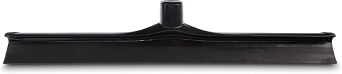 SPARTA 3656703 Plastic Floor Squeegee, Shower Squeegee, Heavy Duty Squeegee With Rubber Blade For Windows, Glass, Shower Doors, Floors, Windshields, 20 Inches, Black, (Pack of 6)