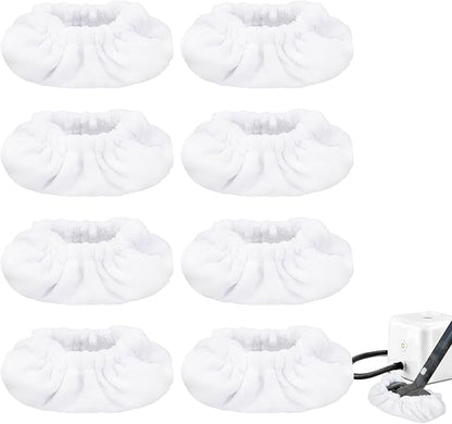 Steam Mop Pads Fit for Dupray Neat Steam Cleaner - Large Bonnets (Rectangle) Neat Washable and Reusable Microfiber Pads - Accessories for Neat Steam Cleaner (8 Pack)