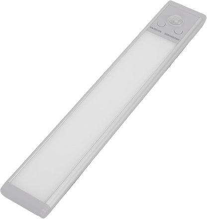 FTVOGUE 9.4in LED Motion Sensor Light Indoor Rechargeable Under Cabinet Lighting with 3 Color Temperatures 120 Wide Angle Sensor for Kitchen Closet Garage