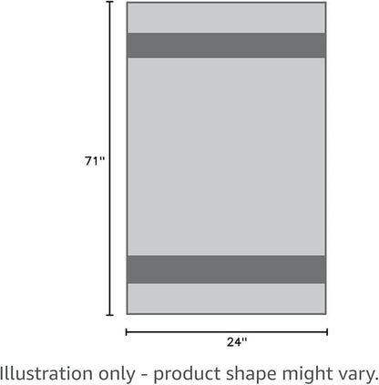 Manduka Yogitoes Hot Yoga Mat Towel - 71" | Moisture Activated Grip | Patented Silicone Nubs | Highly Absorbent, Durable & Easy Care | Made from Recycled Materials | 71 x 24 Inches
