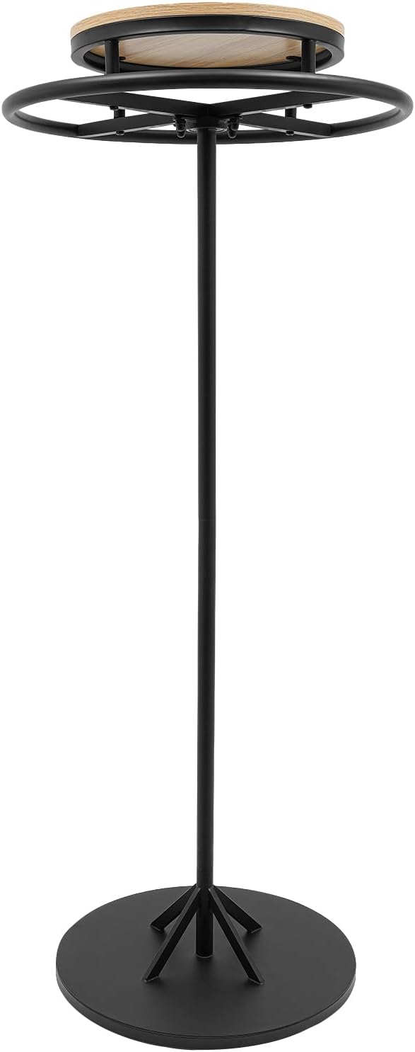 TFCFL Round Garment Rack,Floor Standing Rotatable Clothing Rack,Clothes Retail Display Stand for Bedroom Boutique Commercial Shop Laundry Room