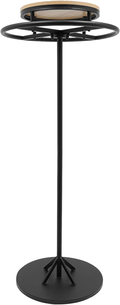 TFCFL Round Garment Rack,Floor Standing Rotatable Clothing Rack,Clothes Retail Display Stand for Bedroom Boutique Commercial Shop Laundry Room