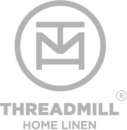 Threadmill California-King Sheets - 800 Thread Count, Jacquard Celine Dark Grey, 100% Pure Cotton 4 Piece Striped Bed Set, Extra Long Staple Cotton, Luxury Damask Sheets with Elasticized Deep Pocket