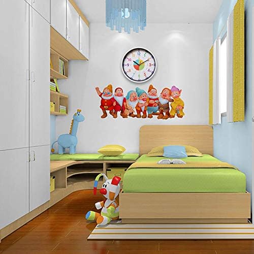 Wall Clock for Kids with Silent Non Ticking Sweep Quartz Mechanism - Easy to Read & Learn to Tell Time,Quiet Child Wall Clock Perfect for Parents and Teachers, Kids Bedroom or Classroom / 12 Inch