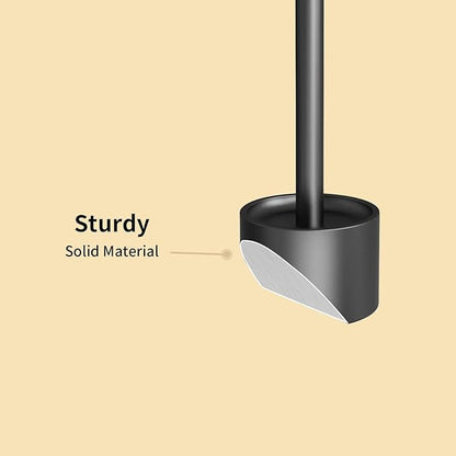 YUMORE Small Candle Holders - Pillar Candle Solid Stainless Steel Stands for Halloween, Wedding Centerpieces, Dining Table, Mantel Decor, Modern Farmhouse, Matte Black 3-Packs
