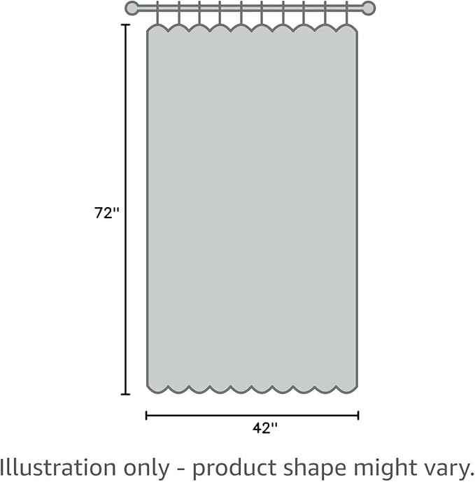 YoungsTex White Linen Semi Sheer Curtains 72 Inch Length 2 Panels for Living Room, Light Filtering Drapes Lightweight Window Treatments with Rod Pocket Back Tab for Bedroom, 42 X 72 Inch