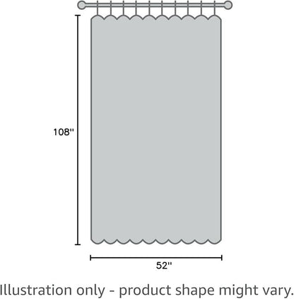 YoungsTex Extre Long Linen Curtains for Living Room 108 Inch Length, Bronze Grommet Natural Linen Textured Drapes Light Filtering for Bedroom, 2 Panel, 52 X 108 Inch