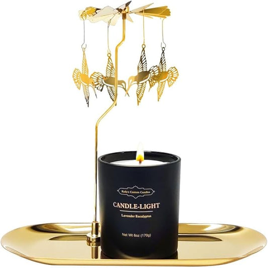 Kelly's Custom Candles Birthday Gifts for Women,Rotatable Hummingbird Candle Gift,6 oz Unique Candle Gifts for Colleagues,Mom and Wife,Birthday,Anniversary,Christmas and Thanksgiving.