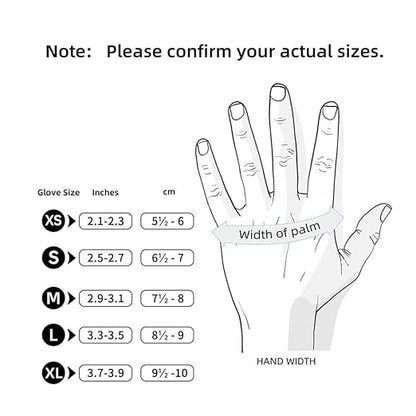 Jointown Basic Medical Clear Vinyl Exam Gloves - Latex-Free & Powder-Free - VGPF3001 (box of 100,Clear), Small