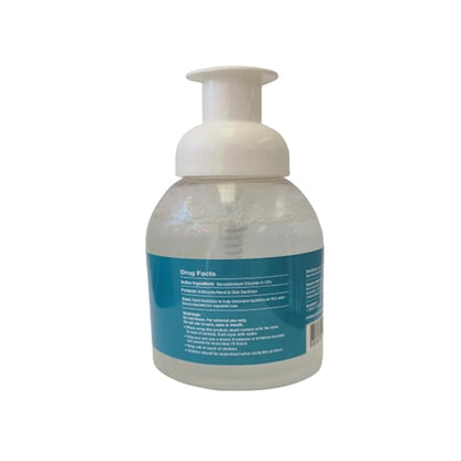 Hand Sanitizer Foam 8.25 oz.(2-pack) Alcohol-Free, Long-lasting Protection. Eliminates 99.9%. Moisturizes With Aloe Vera. Formulated with Zetrisil. FDA Registered