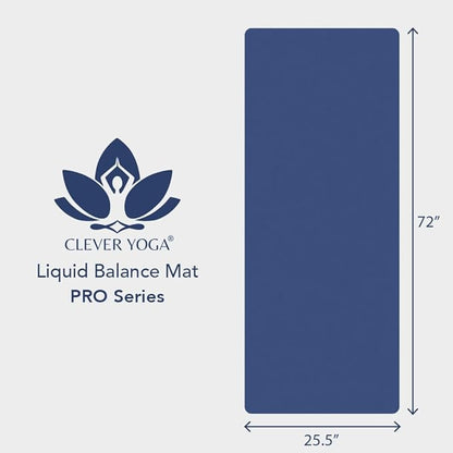 Premium Clever Yoga Mat - Extra Long Yoga Mat Suitable For All Yoga Types - Workout Mat For Home Or On The Go - Includes Our Perfect Fit Mat Bag