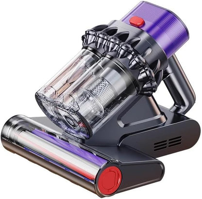 Powerful UV Bed Vacuum Cleaner | Mattress Vacuum Cleaner with Hot Air | 14kPa Suction Power with HEPA Filtration | High-Frequency Tapping & Smart Dust Sensor for Bed, Couch and Fabric Cleaning