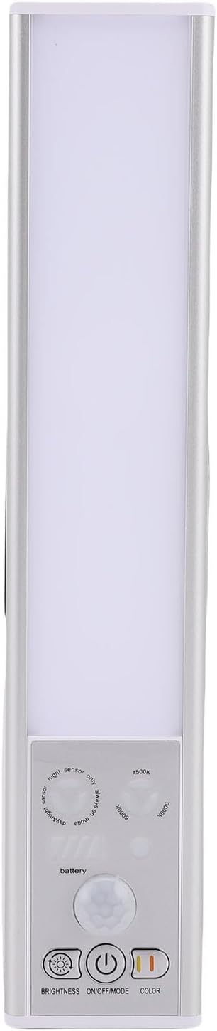 ciciglow Under Cabinet Lighting, Rechargeable Motion Sensor Light, Indoor Lighting, 3 Color Temperature Dimmable, Wireless Closet Lamp for Kitchen, Stair, Pantry