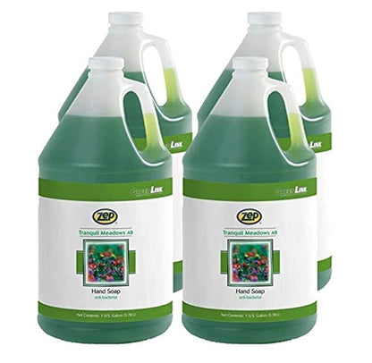 Zep Tranquil Meadows Foaming Antibacterial Hand Soap Refill 1 Gallon Case of 4 - Use in Dispensers (338724)