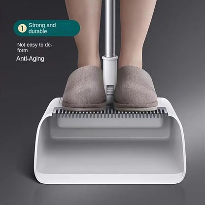 3 in 1Broom and Dustpan Set with Garbage Bags, Broom Dust pan with Long Handle, for Home, Broom with Dustpan Combo Set, for Home Office School Dorm, Cleaning Supplies, Household Cleaning Gadgets