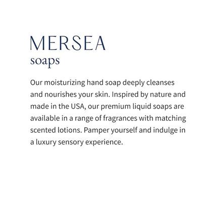 MERSEA Moisturizing Liquid Hand Soap in Large Pump Bottle, Saltaire (16 fl oz)