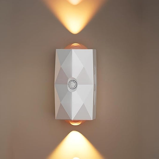 Motion Sensor Night Light,Motion Sensor Light Indoor,USB Type-C Charging,Magnetic Mount,Colorful neon Colors Change,Wall lamp,Battery Operated Wall Sconce for Bedroom,Bathroom