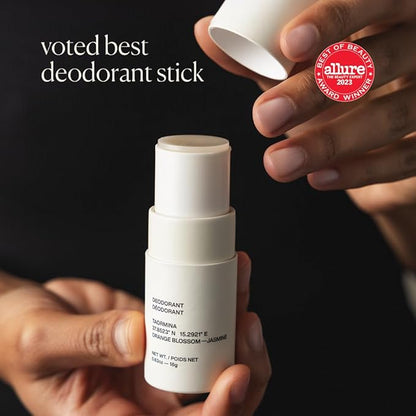 evolvetogether Aluminum Free Natural Deodorant for Women & Men | 4 Pack Travel Set | Neutralizes Odors, Soothes Skin | Vegan, Cruelty-Free, Baking Soda Free | Made in USA (Discovery)